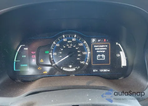 2018 Hyundai Ioniq Hybrid Blue из США, поврежденный, VIN KMHC65LC1JU089744